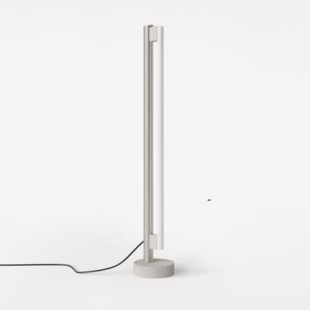 Stehleuchte Eiffel Single metall silber / H 113 cm - Frama 