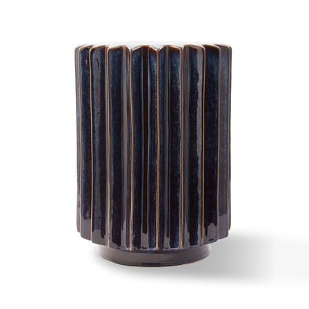 Table d'appoint Okra céramique bleu / Ø 34 x H 46 cm - POLSPOTTEN