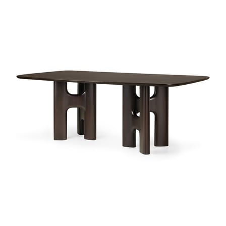 Table rectangulaire Flow bois marron / 200 x 110 cm - 8 personnes - Ethnicraft