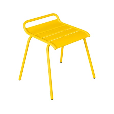 Tabouret empilable Monceau métal jaune - Fermob