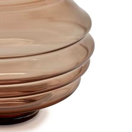 Vase Cameo IN&OUT 02 verre marron - Serax