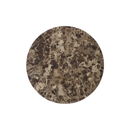  Accessory marble brown / Tray for Androgyne End table Ø 40 cm - Audo Copenhagen