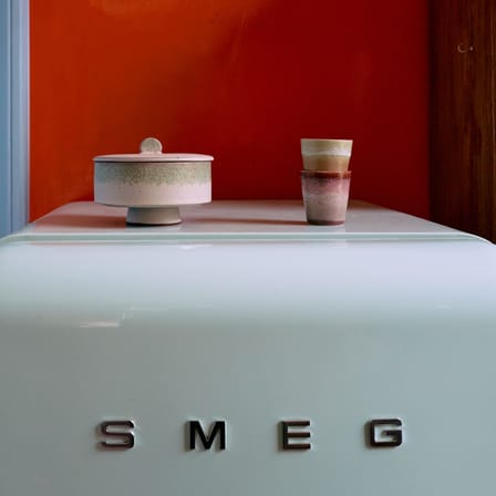 Boîte hermétique 70s ceramics céramique vert / Ø 14 x H 10 cm - HK LIVING