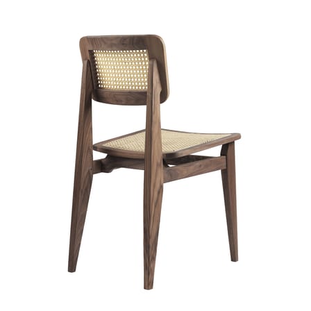 C-Chair Chair cane & fibres beige natural wood / Cane-work – 1947 reissue - Gubi