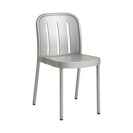 Chaise empilable Deville métal gris - Hay
