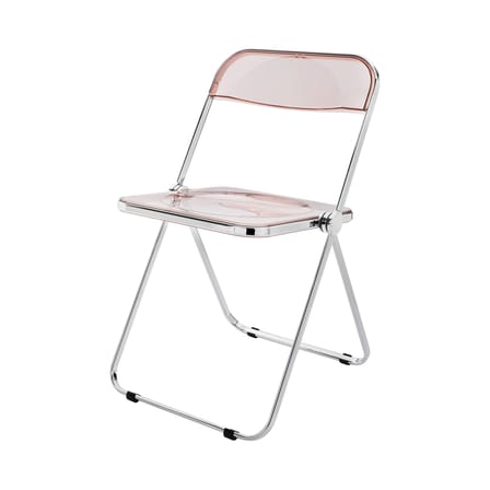 Chaise pliante Plia plastique rose / Giancarlo Piretti, 1967 - ANONIMA CASTELLI