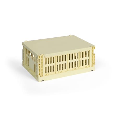 Couvercle  métal jaune / Pour panier Colour Crate Medium 26,5 x 34,5 cm - Hay