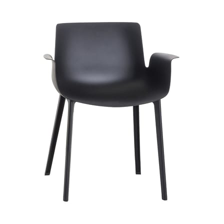 Fauteuil Piuma plastique noir - Kartell