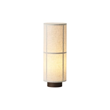 Lampe de table Hashira tissu beige / Ø 18 x H 49,5 cm - Lin - Audo Copenhagen