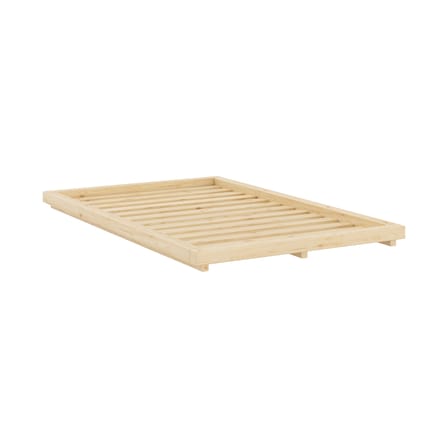 Lit 1 place Dock bois naturel / Pour matelas 120 x 200 cm - KARUP