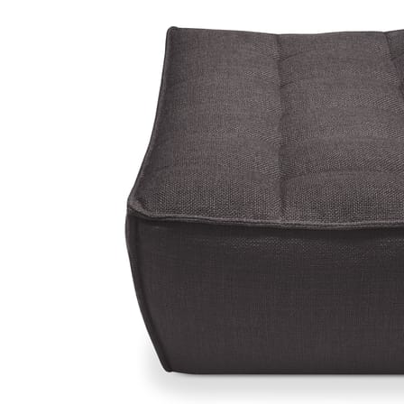 N701 Pouf textile grey / UK version - 70 x 70 cm - Ethnicraft