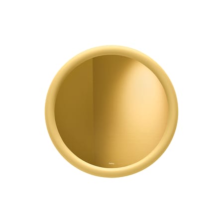 Specchio murale Mirage materiale plastico giallo Halo / Vetro colorato - Ø 60 cm - Fatboy