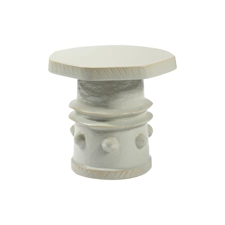 Table d'appoint Clara 08 céramique gris / Ø 39 x H 37 cm - Serax