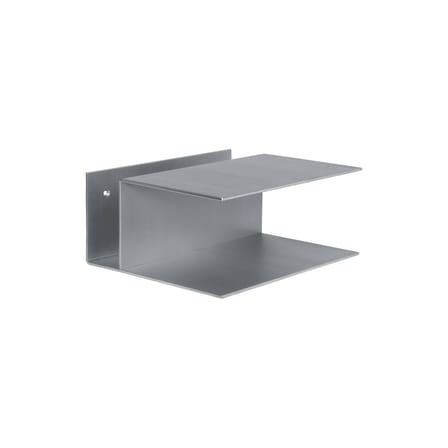 Table de chevet murale Lager métal argent / L 35 x Prof. 30 x H 15,5 cm - Ferm Living