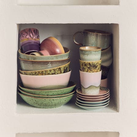 Set de 4 tasses à café 70s ceramics / 23 cl - HK LIVING