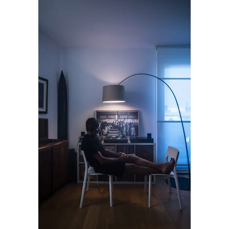 Lampadaire Twiggy LED My Light bois / Bluetooth / H 195 à 215 cm - Foscarini
