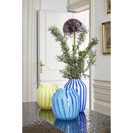 Juice Vase glass blue / Height - Ø 20 x H 28 cm - Hay