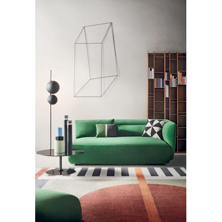 Bibliothèque Random 2C bois naturel / L 36 x H 217 cm - MDF Italia