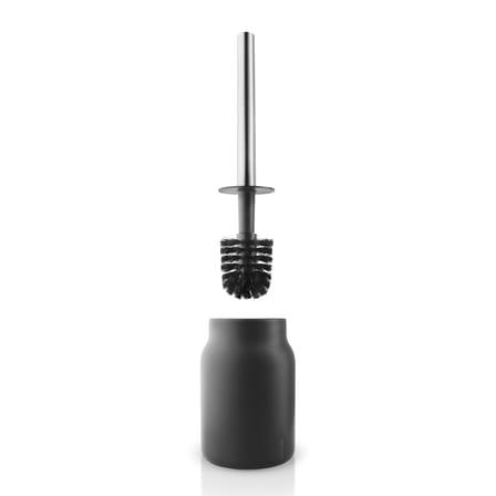 Brosse WC  métal céramique noir - Eva Trio