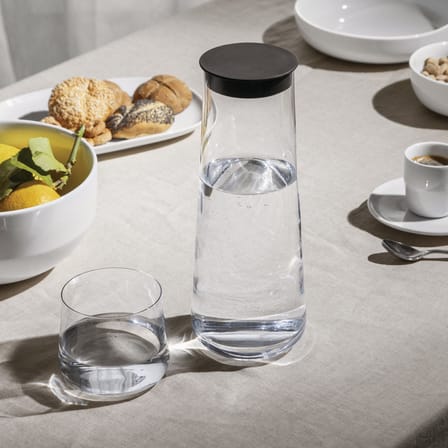 Carafe Eugenia verre transparent / 1,1 L - Bouchon silicone - Alessi