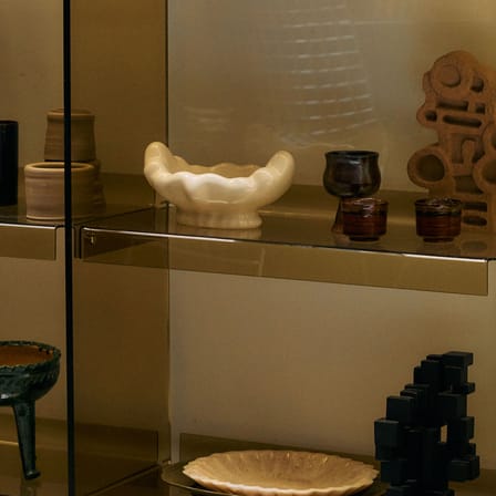 Coupe  verre beige / Vide-poches - HK LIVING