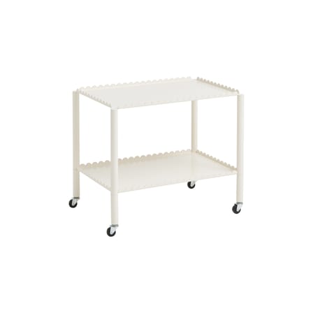 Desserte Arcs LOW métal blanc / 63 x 44 x H 53,5 cm - Hay