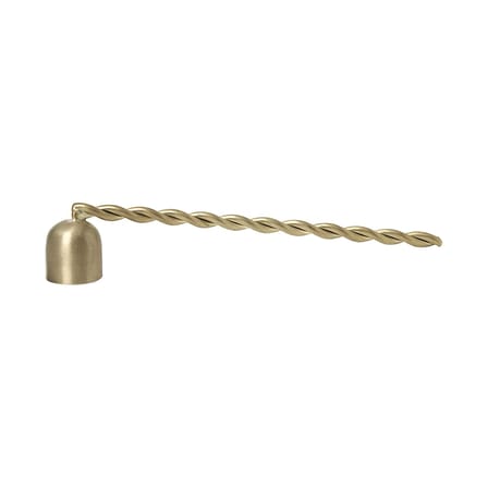 Eteignoir à bougie Twist or métal / Laiton - Ferm Living