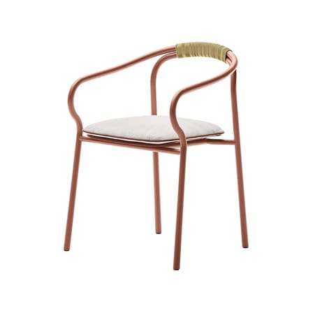 Fauteuil de repas empilable Salo tissu / Assise rembourrée - Unopiu