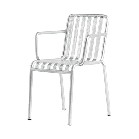 Fauteuil empilable Palissade gris métal / Bouroullec, 2016 - Hay