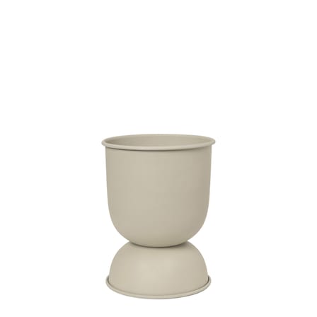 Hourglass Extra Small Flowerpot metal beige / Ø 21 x H 30 cm - Ferm Living