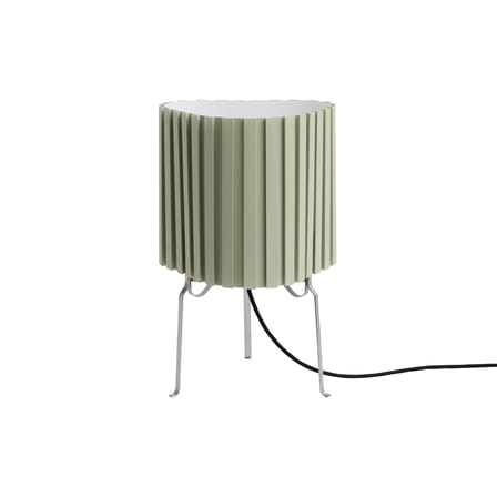 Lampada da tavolo Canelé tessuto verde - Hay