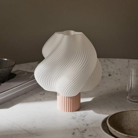 Lampe sans fil rechargeable Soft Serve rose - CRÈME ATELIER