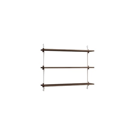 Regal Wall Shelving – ws.65.1 holz braun / B 85 x H 65 cm x Prof. 17,5 cm - MOEBE