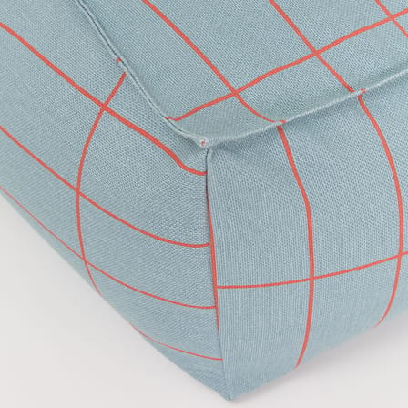 Sitzkissen Vibes Long textil blau - NOBODINOZ