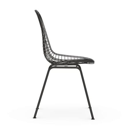Stuhl Wire Chair DKX metall schwarz / By Charles & Ray Eames, 1951 - Vitra