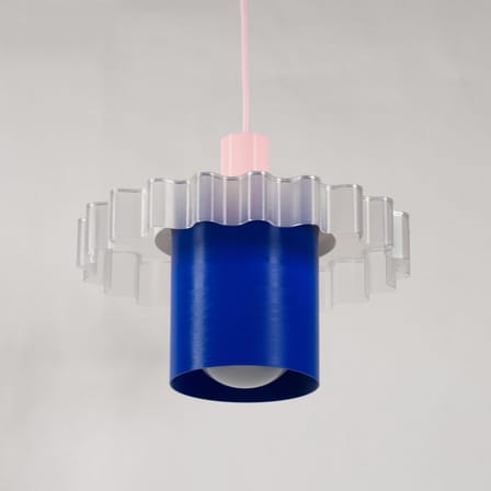 Suspension Gigi n°1 / Ø 28 x H 21 cm - Plastique recyclé / Fabriqué en France - Warren & Laetitia