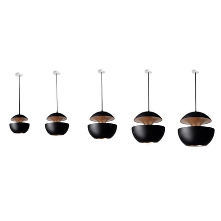 Suspension Here Comes The Sun métal noir / Ø 45 cm - Réédition 1970 - DCW éditions