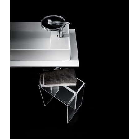 Table d'appoint Max-Beam plastique transparent / Tabouret - Kartell
