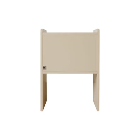 Table de chevet Space bois beige / 2 tiroirs - HK LIVING