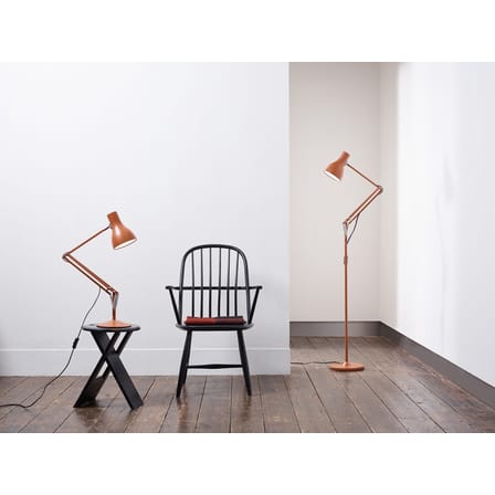 Tischleuchte Type 75 metall orange braun / By Margaret Howell - Anglepoise