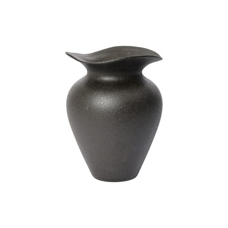 Vase Florentina Small céramique noir / Ø 16 x H 22,5 cm - BROSTE COPENHAGEN
