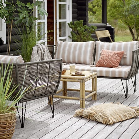 Accessoire / Set 3 housses de coussins pour canapé Mundo (sans garnissage) - Bloomingville