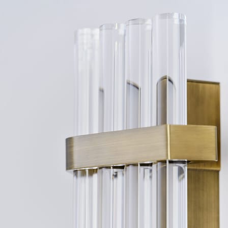 Applique Seagull LED transparent / H 60 cm - DCW éditions