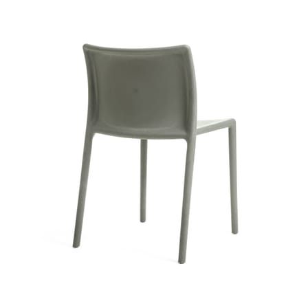 Chaise empilable RE Air-Chair plastique gris / Recyclé - Jasper Morrison, 2000 - Magis
