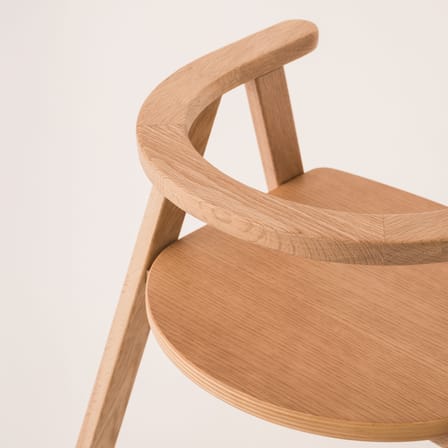 Chaise enfant Growing Green bois naturel - NOBODINOZ