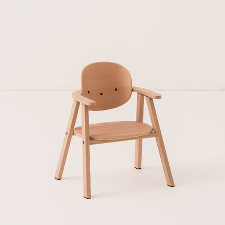Chaise haute évolutive Growing Green bois naturel / 3 positions : de 6 mois à 6 ans - NOBODINOZ