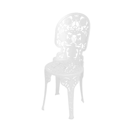 Chaise Industry Garden métal blanc / ajouré - Studio Job, 2016 - Seletti