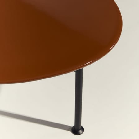 Couchtisch Carmel Small keramik rot Keramik rot / Ø 60 x H 40 cm - Gubi