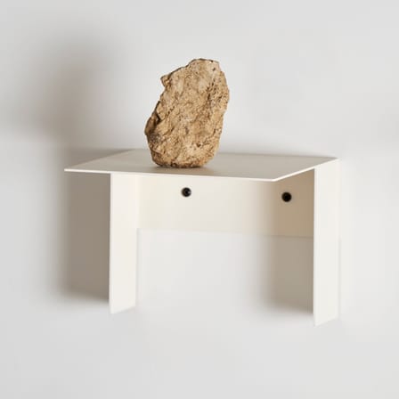 Étagère Pli Floating métal blanc / 20 x 20 cm - TIPTOE