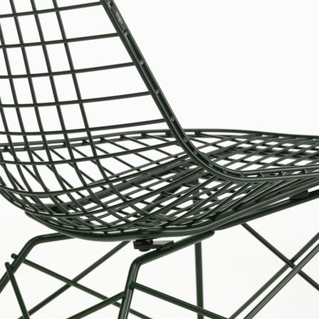 Fauteuil lounge Wire Chair LKR métal vert / Charles & Ray Eames, 1951 - Vitra